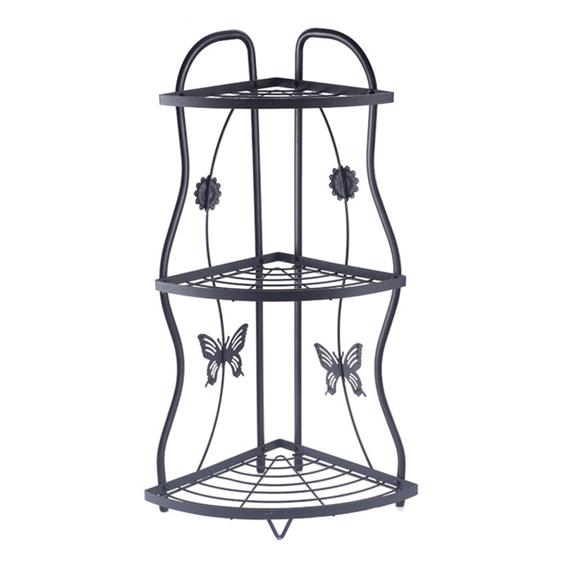 001-ZJ-SJ01 3 Layers Bathroom Organizer Punching Free Kitchen Storage Shelf with Butterfly Decor 001-ZJ-SJ01 3 Layers Bathroom Organizer Punching Free Kitchen Storage Shelf with Butterfly Decor